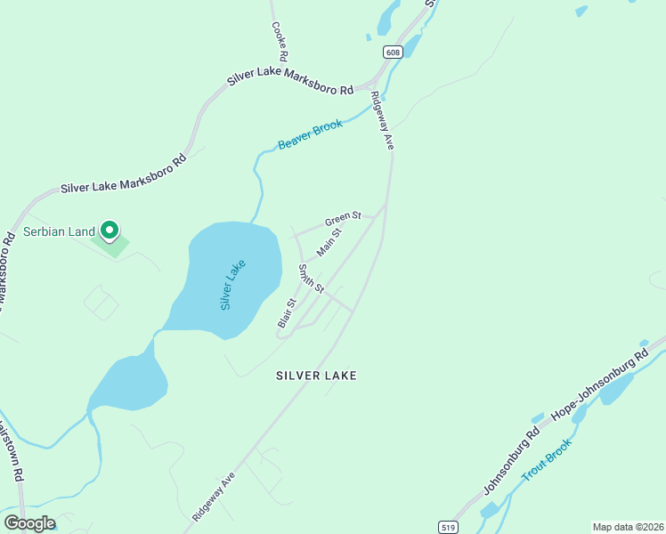 map of restaurants, bars, coffee shops, grocery stores, and more near 53 Lake View Avenue in Blairstown