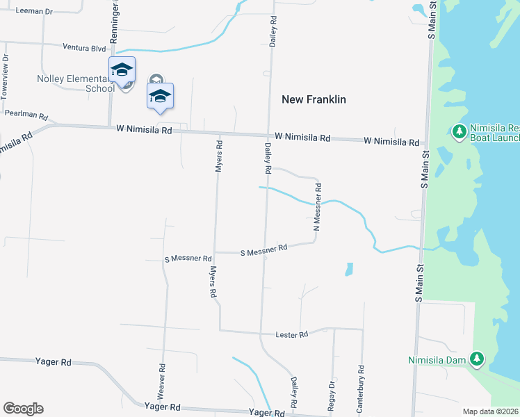 map of restaurants, bars, coffee shops, grocery stores, and more near 5640 Dailey Road in Akron