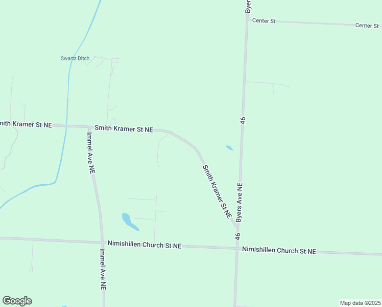 map of restaurants, bars, coffee shops, grocery stores, and more near 6400 Smith Kramer Street Northeast in Hartville