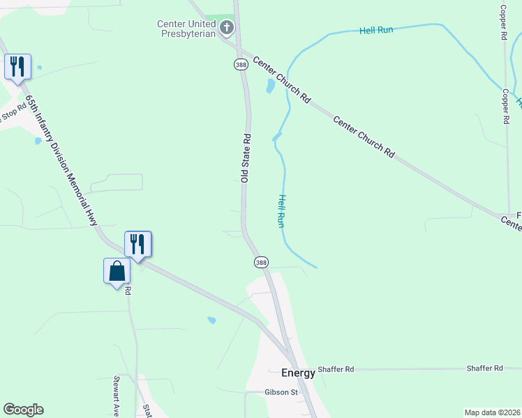 map of restaurants, bars, coffee shops, grocery stores, and more near 1018 Old State Road in New Castle
