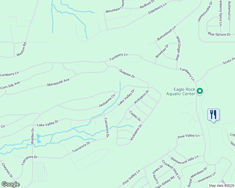 map of restaurants, bars, coffee shops, grocery stores, and more near Janhanna Cir in Luzerne