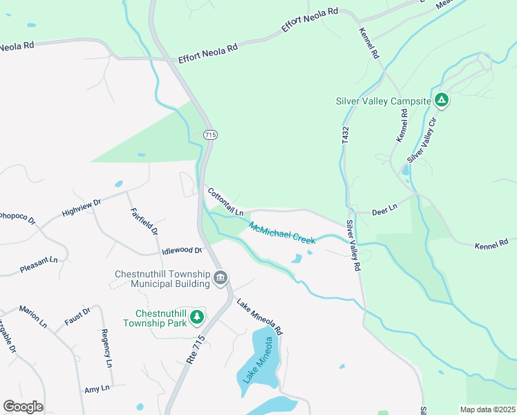 map of restaurants, bars, coffee shops, grocery stores, and more near 462 Cotton Tail Lane in Saylorsburg