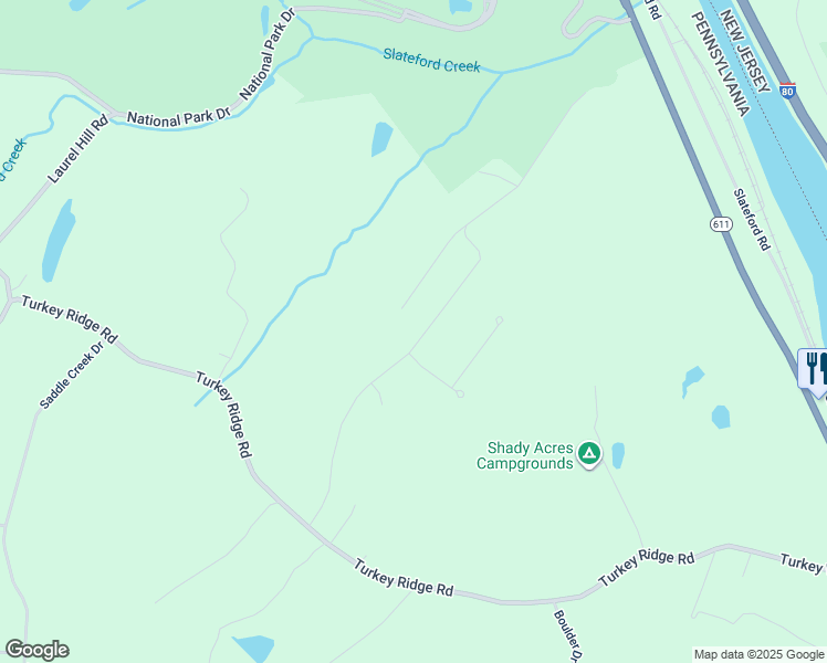 map of restaurants, bars, coffee shops, grocery stores, and more near 312 Gallery Lane in Mount Bethel