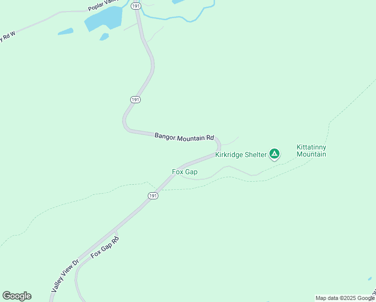 map of restaurants, bars, coffee shops, grocery stores, and more near 197 Bangor Mountain Road in Stroudsburg