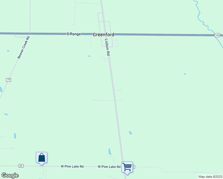 map of restaurants, bars, coffee shops, grocery stores, and more near 12408 Lisbon Road in Salem