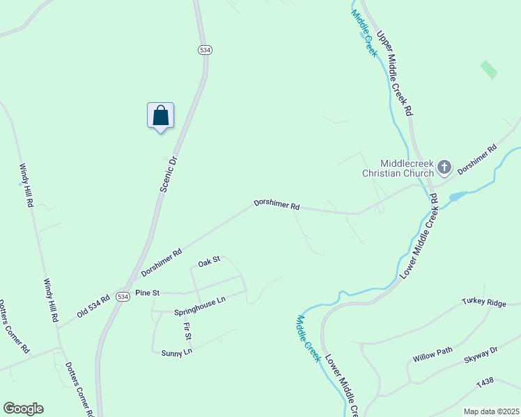 map of restaurants, bars, coffee shops, grocery stores, and more near 198 Dorshimer Road in Kunkletown