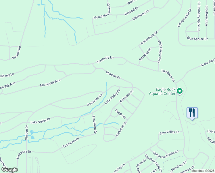 map of restaurants, bars, coffee shops, grocery stores, and more near Janhanna Cir in Luzerne