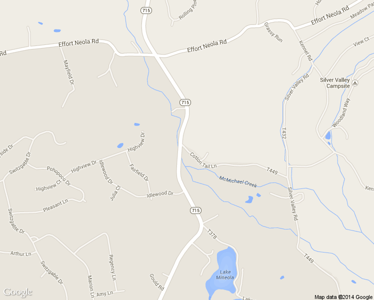 map of restaurants, bars, coffee shops, grocery stores, and more near 462 Cotton Tail Lane in Saylorsburg