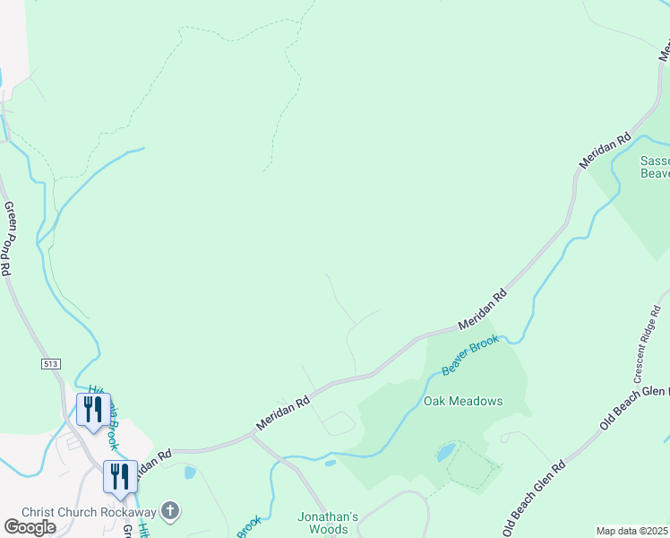 map of restaurants, bars, coffee shops, grocery stores, and more near 6 Rabbit Run in Rockaway