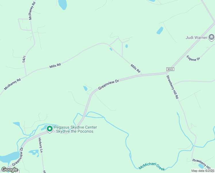 map of restaurants, bars, coffee shops, grocery stores, and more near 536 Greenview Drive in Saylorsburg