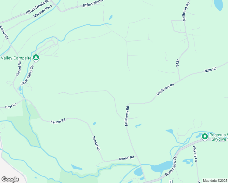 map of restaurants, bars, coffee shops, grocery stores, and more near 307 Mcilhaney Road in Saylorsburg