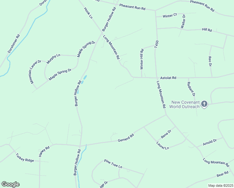 map of restaurants, bars, coffee shops, grocery stores, and more near 104 Twin Pine Court in Effort