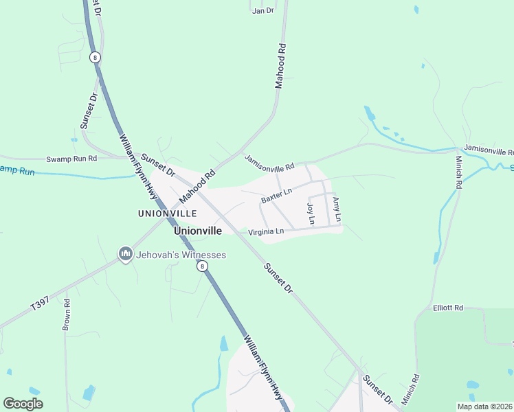 map of restaurants, bars, coffee shops, grocery stores, and more near 211 Baxter Lane in Butler