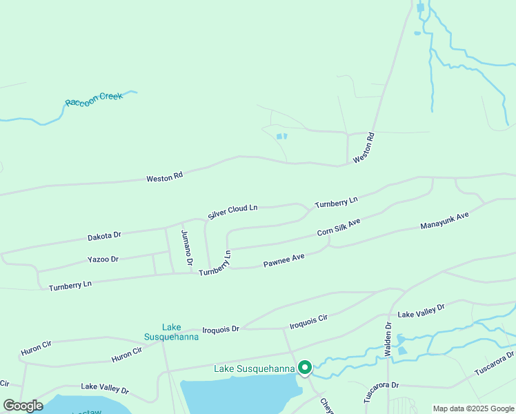 map of restaurants, bars, coffee shops, grocery stores, and more near Silver Cloud Lane in Luzerne County