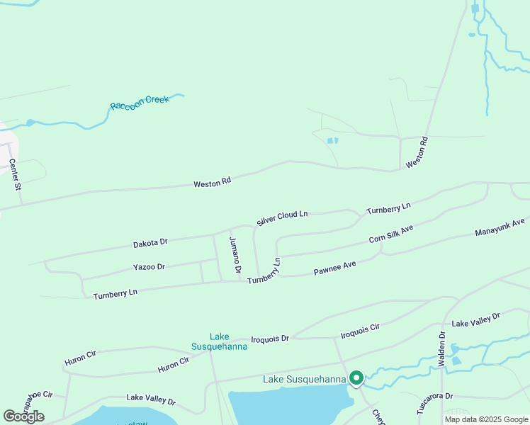 map of restaurants, bars, coffee shops, grocery stores, and more near Silver Cloud Lane in Luzerne County
