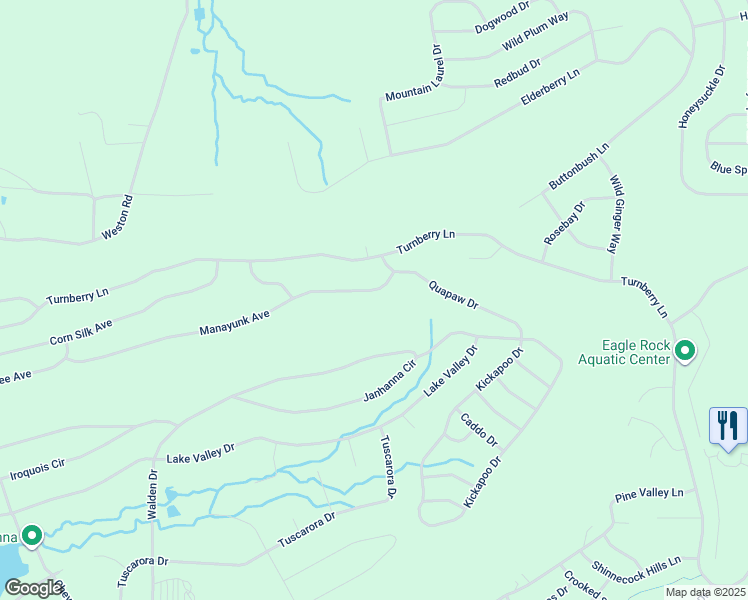 map of restaurants, bars, coffee shops, grocery stores, and more near 12 Manayunk Avenue in Luzerne County