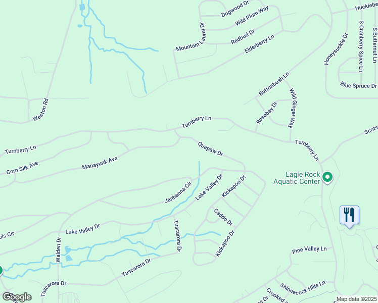 map of restaurants, bars, coffee shops, grocery stores, and more near 41 Quapaw Drive in Luzerne County