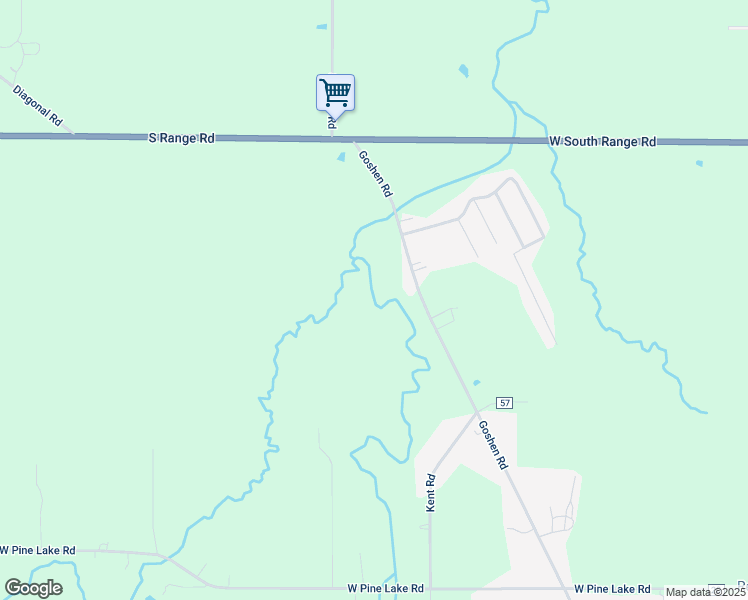 map of restaurants, bars, coffee shops, grocery stores, and more near 12364 Goshen Road in Salem