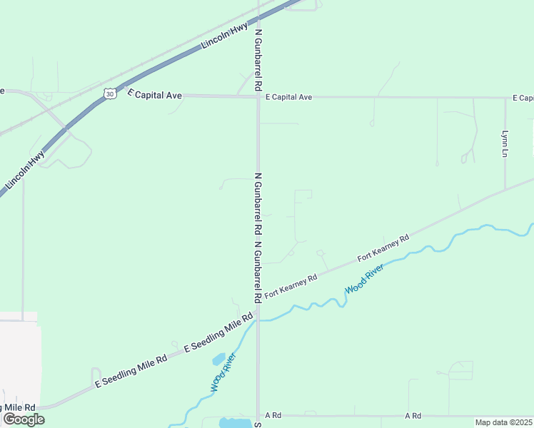 map of restaurants, bars, coffee shops, grocery stores, and more near 915 North Gunbarrel Road in Grand Island