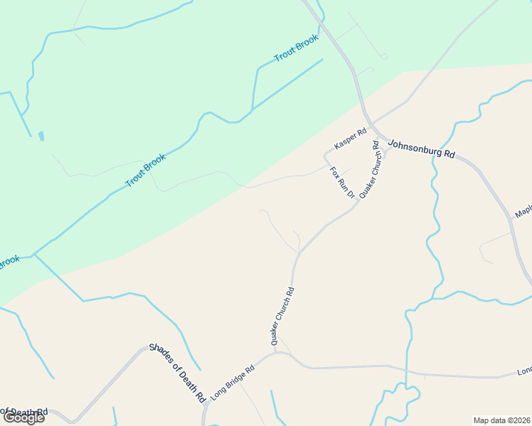 map of restaurants, bars, coffee shops, grocery stores, and more near 17 Quaker Church Road in Green Township
