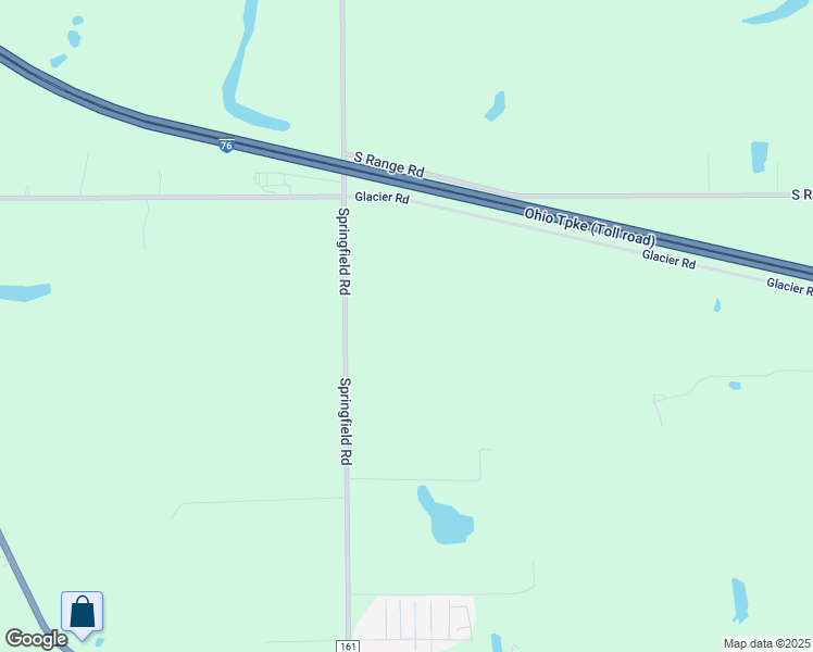 map of restaurants, bars, coffee shops, grocery stores, and more near 12261 Springfield Road in New Springfield