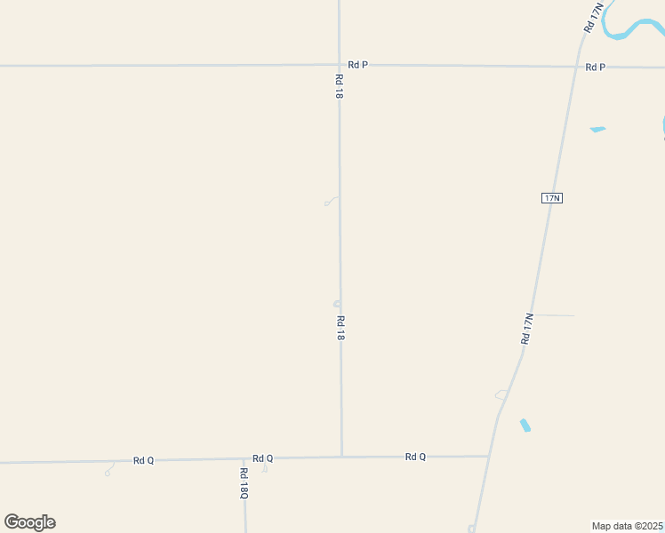 map of restaurants, bars, coffee shops, grocery stores, and more near 16496 Road 18 in Fort Jennings