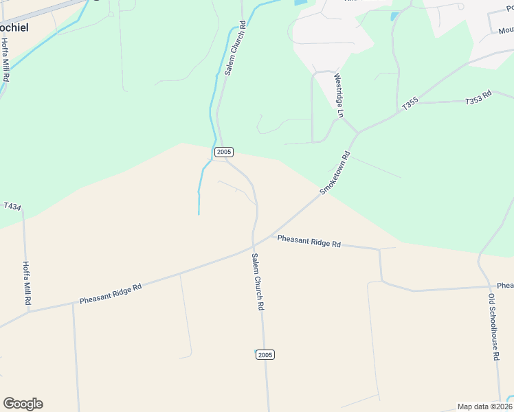 map of restaurants, bars, coffee shops, grocery stores, and more near 544 Salem Church Road in Lewisburg