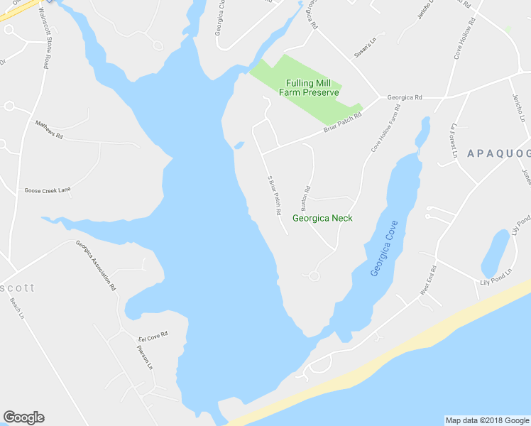 map of restaurants, bars, coffee shops, grocery stores, and more near 112 Briar Patch Road in East Hampton