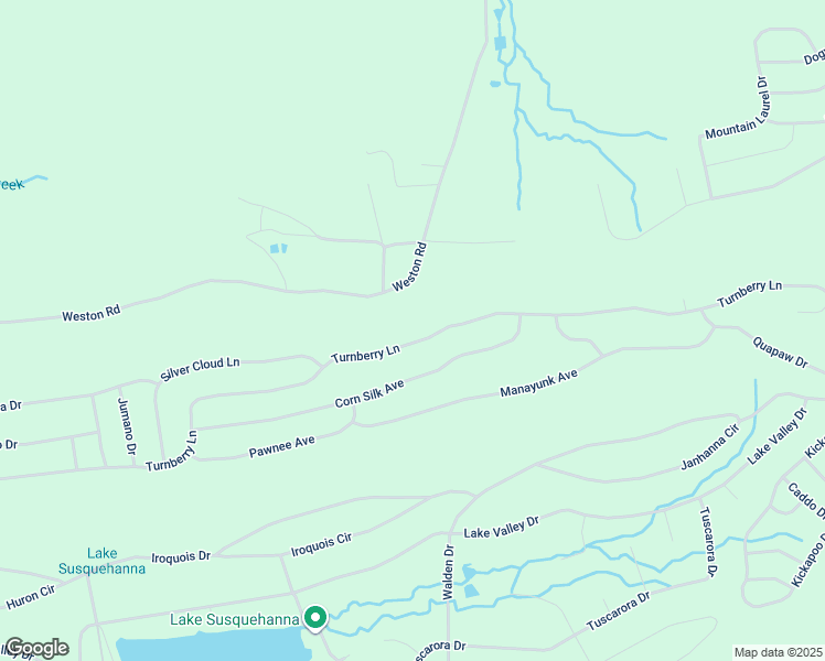 map of restaurants, bars, coffee shops, grocery stores, and more near Turnberry Lane in Hazleton