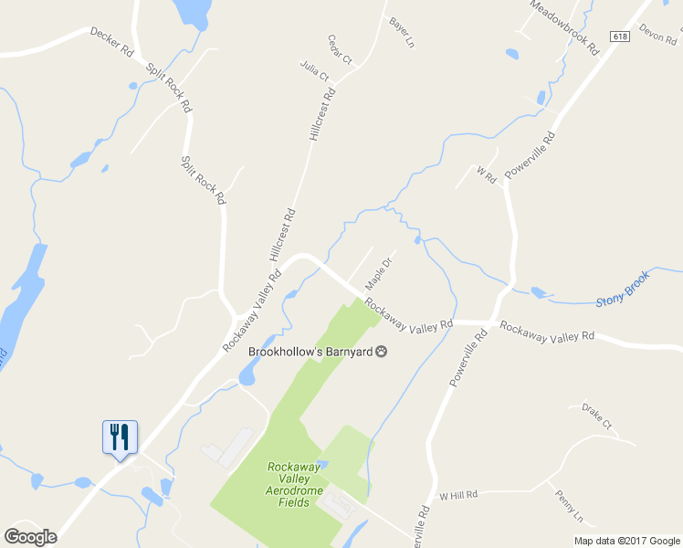 map of restaurants, bars, coffee shops, grocery stores, and more near 336 Rockaway Valley Road in Boonton