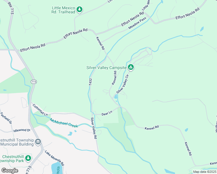 map of restaurants, bars, coffee shops, grocery stores, and more near 365 Kennel Road in Saylorsburg