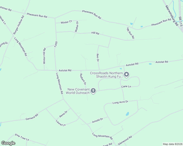 map of restaurants, bars, coffee shops, grocery stores, and more near 1549-1563 Astolat Rd in Effort