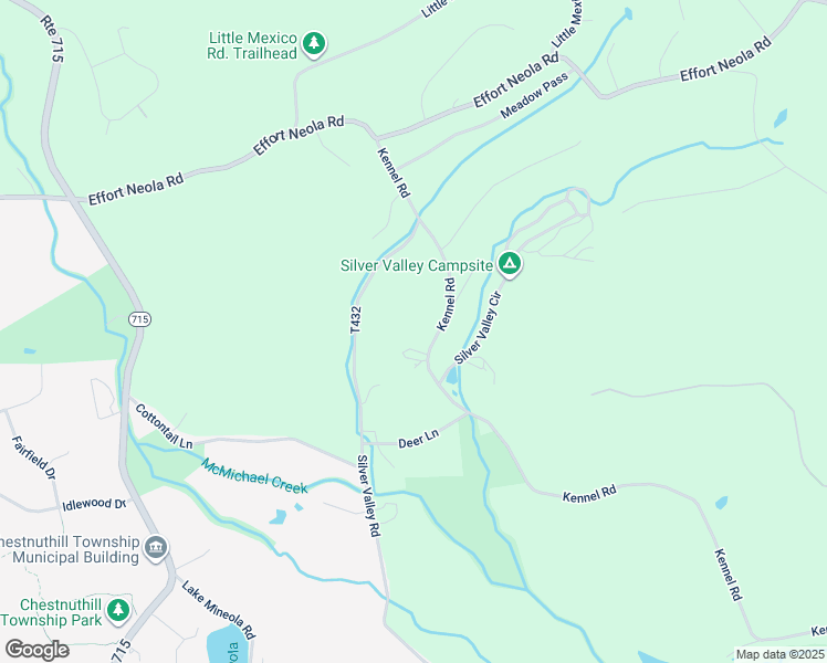 map of restaurants, bars, coffee shops, grocery stores, and more near 365 Kennel Road in Saylorsburg