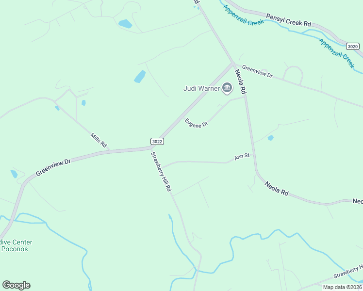 map of restaurants, bars, coffee shops, grocery stores, and more near 4 Greenview Dr in Stroudsburg