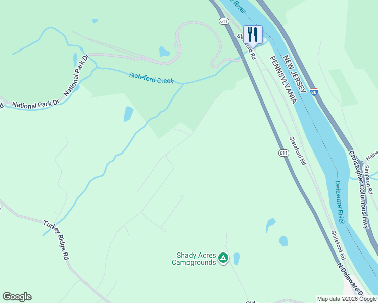 map of restaurants, bars, coffee shops, grocery stores, and more near 529 Gallery Lane in Mount Bethel