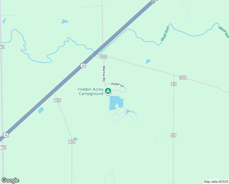 map of restaurants, bars, coffee shops, grocery stores, and more near 107 Township Road 810 in West Salem