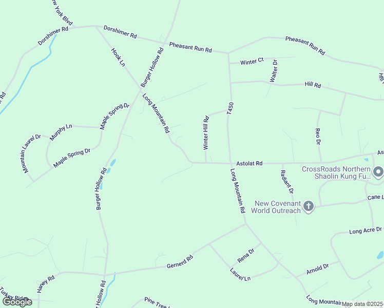 map of restaurants, bars, coffee shops, grocery stores, and more near 618 Long Mountain Road in Effort