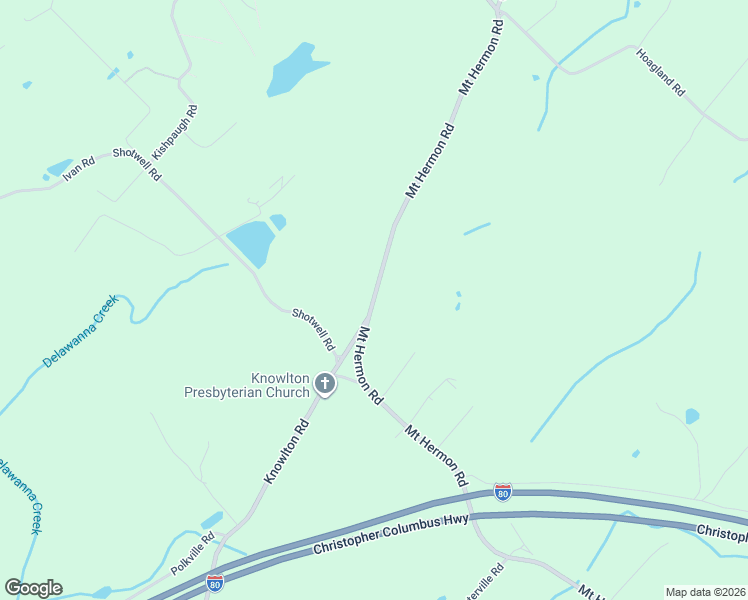 map of restaurants, bars, coffee shops, grocery stores, and more near 74 Mount Hermon Road in Blairstown