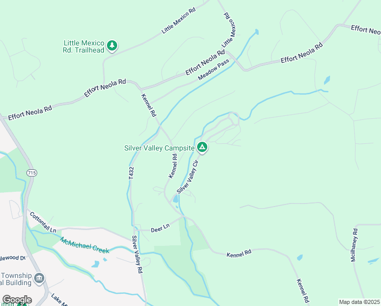 map of restaurants, bars, coffee shops, grocery stores, and more near 218 Effie Way in Saylorsburg