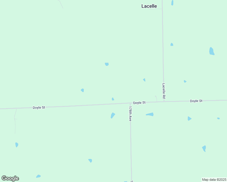 map of restaurants, bars, coffee shops, grocery stores, and more near Doyle Street in Osceola