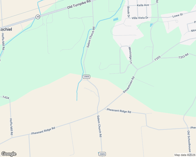 map of restaurants, bars, coffee shops, grocery stores, and more near 544-546 Salem Church Road in Lewisburg