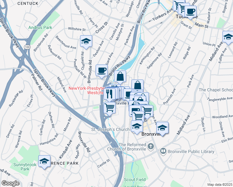 55 Palmer Avenue, Bronxville NY Walk Score