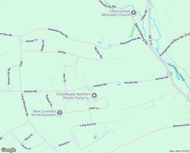 map of restaurants, bars, coffee shops, grocery stores, and more near 1701 Astolat Road in Effort