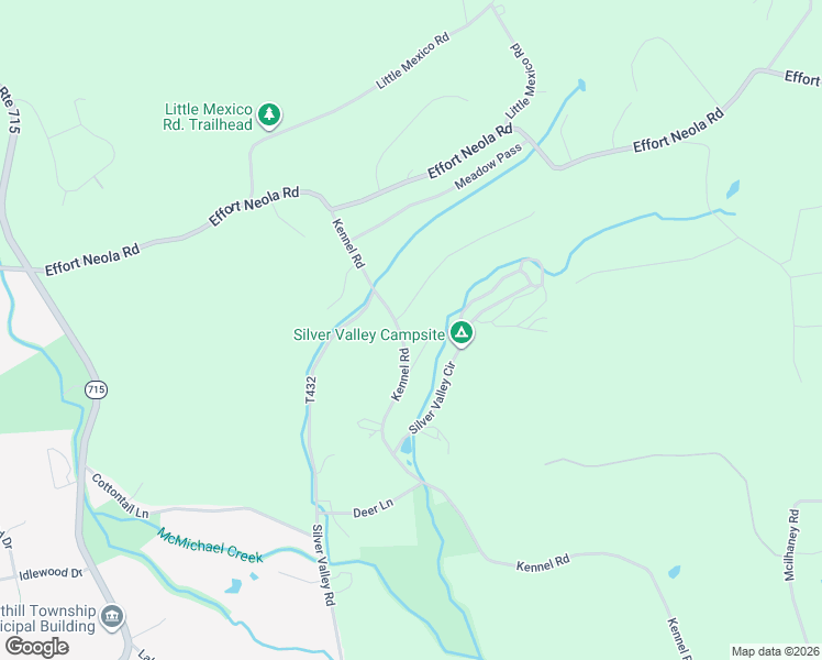 map of restaurants, bars, coffee shops, grocery stores, and more near 42 View Ct in Saylorsburg