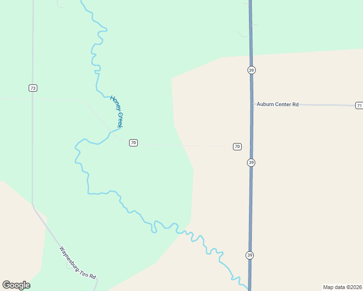 map of restaurants, bars, coffee shops, grocery stores, and more near Township Highway 70 in Tiro