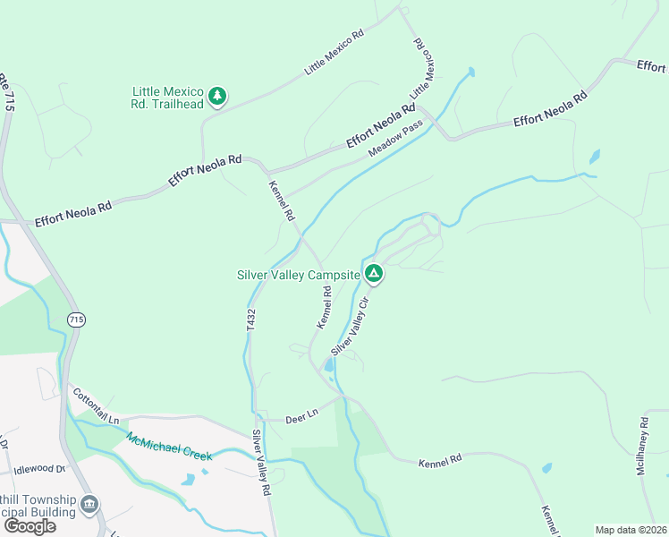 map of restaurants, bars, coffee shops, grocery stores, and more near 42 View Ct in Saylorsburg