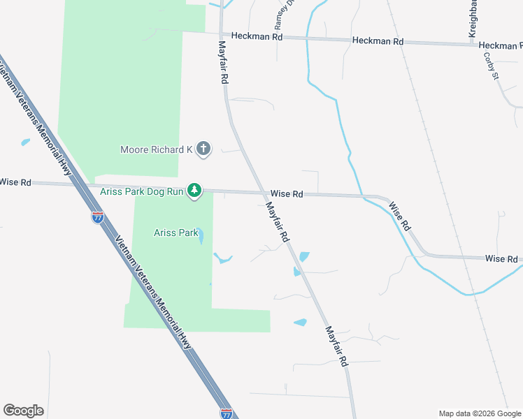 map of restaurants, bars, coffee shops, grocery stores, and more near 4658 Mayfair Road in North Canton