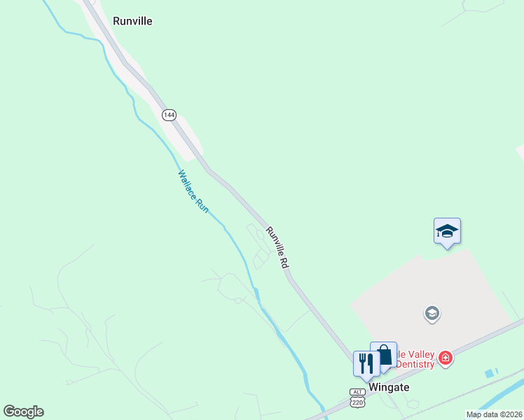 map of restaurants, bars, coffee shops, grocery stores, and more near 353 Runville Road in Bellefonte