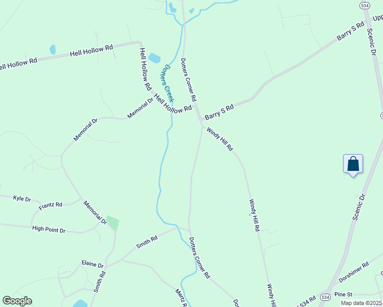 map of restaurants, bars, coffee shops, grocery stores, and more near 379 Dotters Corner Road in Kunkletown