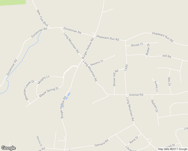 map of restaurants, bars, coffee shops, grocery stores, and more near 618 Long Mountain Road in Effort